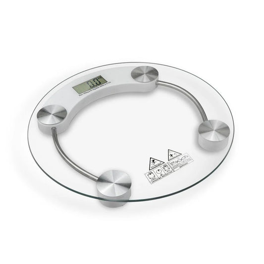 Electronic Weighting Scale 4-Digits LCD Display Transparent
