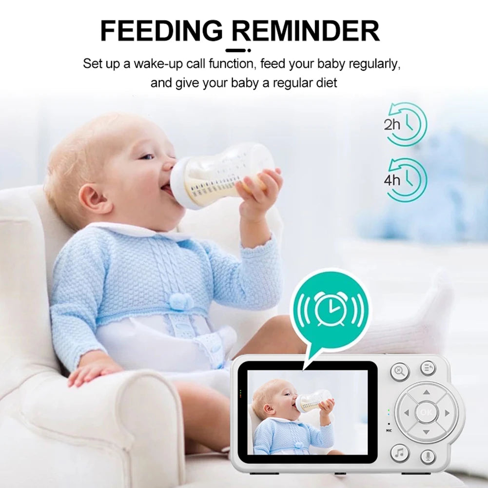Video Baby Monitor Cry Detection Temperature Monitor for Newborn Baby