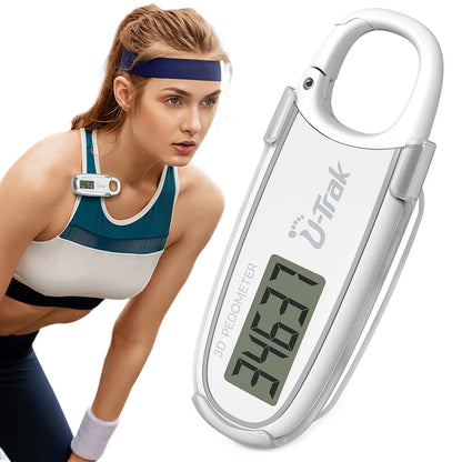 Walking 3D Pedometer Electronic Pedometer Large Screen Clip-On Pedometer