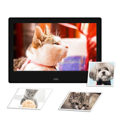 7 Inch LED Film Player Digital Photo Frame Electronic Album Picture Music Video Support Multiple Languages Clock/Calendar Player