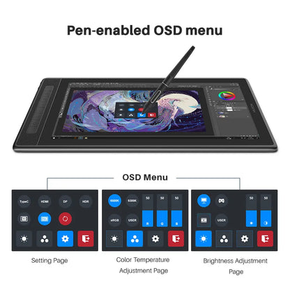 Pro 16 2.5K QHD Drawing Tablet with Screen QLED
