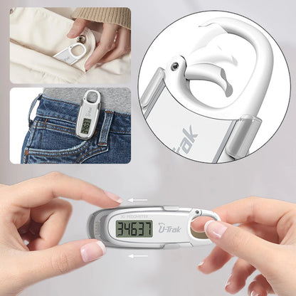 Walking 3D Pedometer Electronic Pedometer Large Screen Clip-On Pedometer