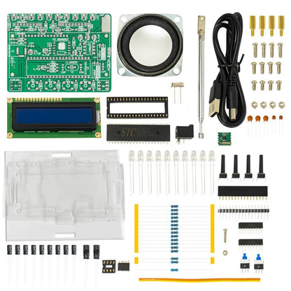 FM Radio Electronic Kit Adjustable Frequency 87-108MHZ