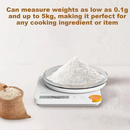 Gram Scale For Baking Switchable Electronic Food Measuring Scale