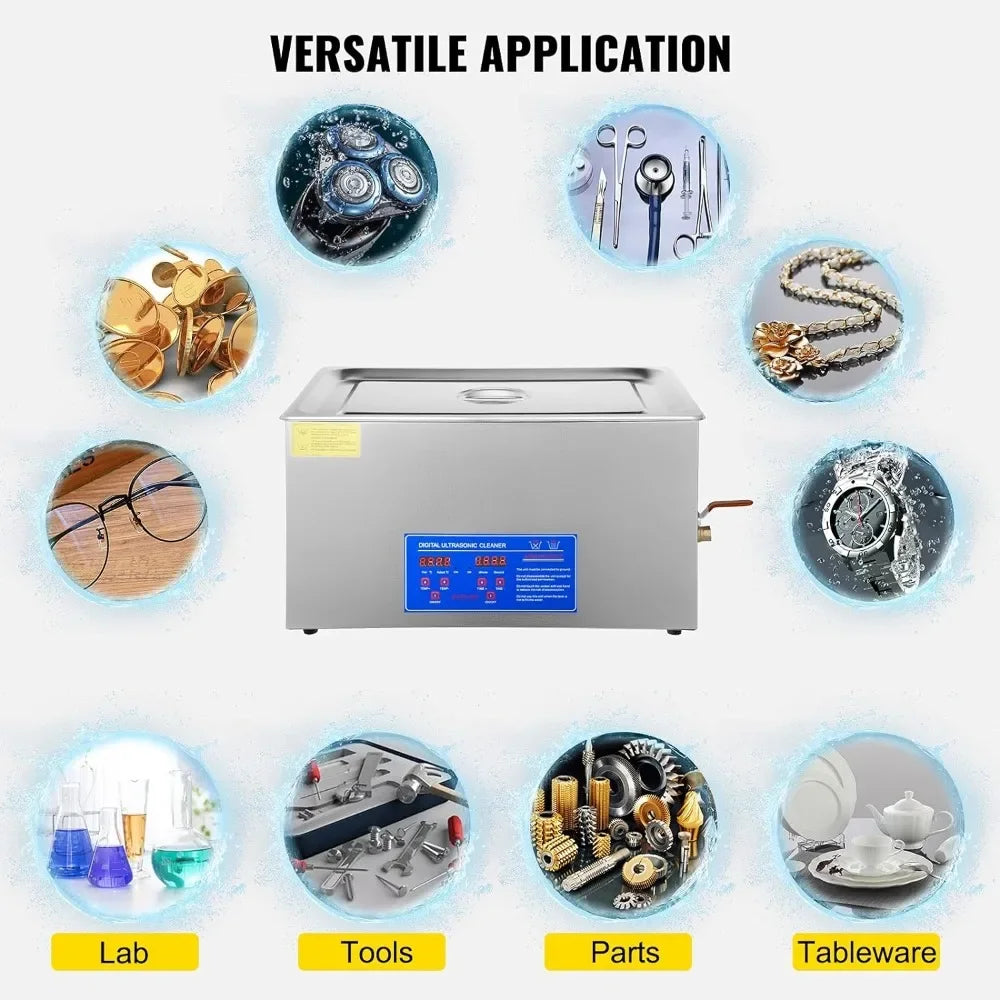 Industrial Ultrasonic Cleaner, with Digital Timer & Heater