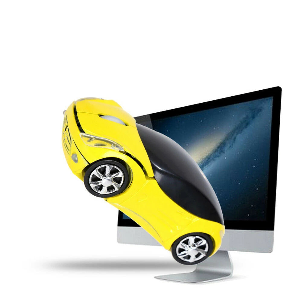 Wireless Sports Car Mouse Ergonomic USB Mouse Optical Mice