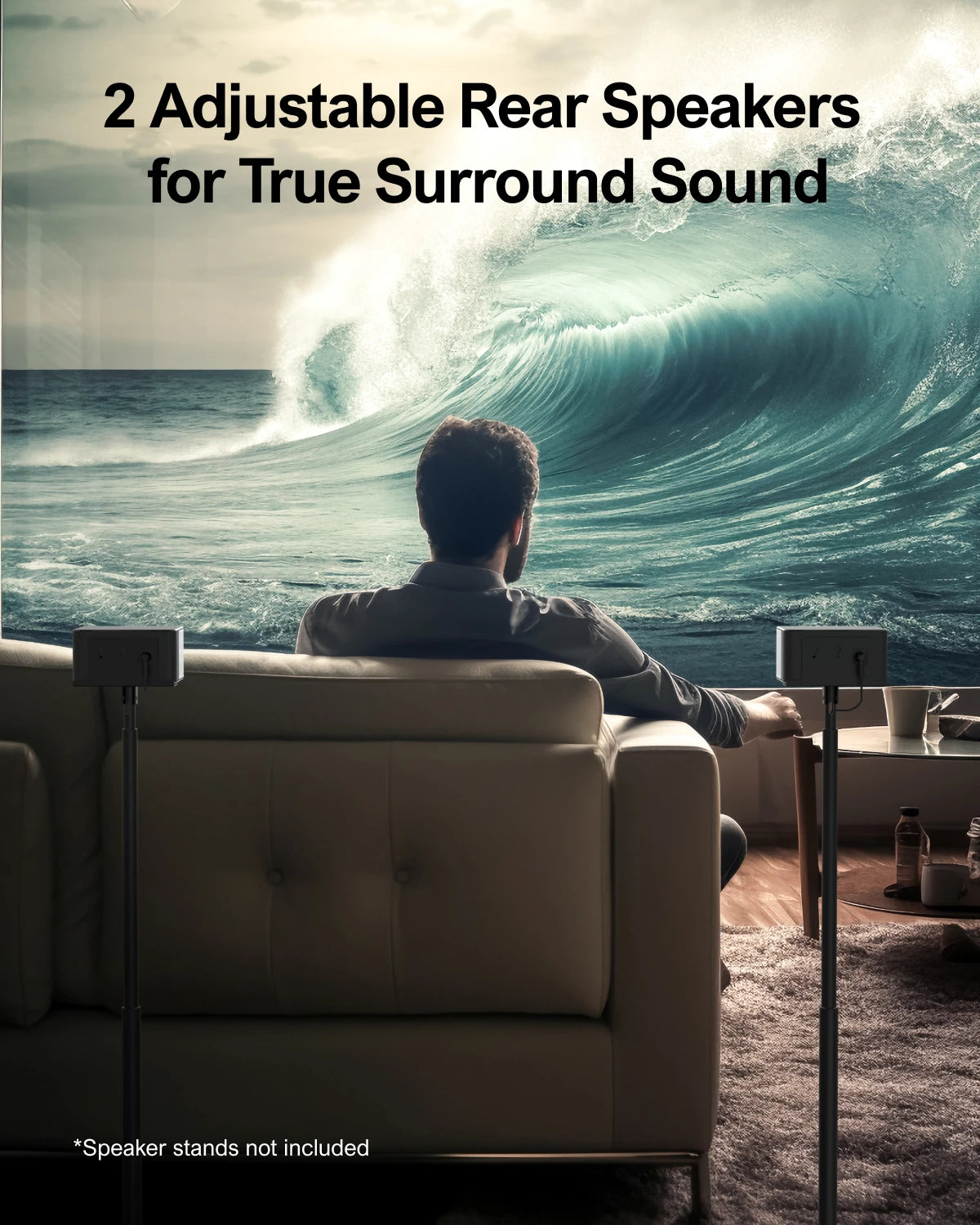 Soundbar for Smart TV,3D Surround Sound