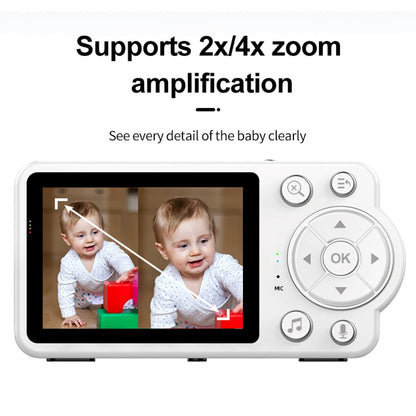 Video Baby Monitor Cry Detection Temperature Monitor for Newborn Baby