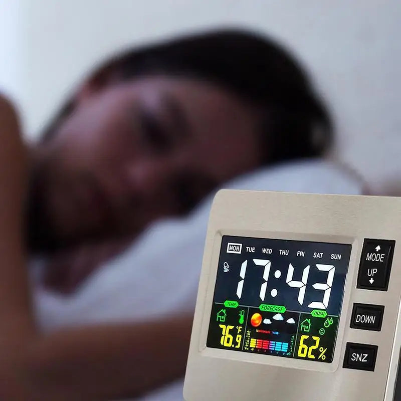 Alarm Clock Digital Snooze Clock Support Voice/Touching Wake-up