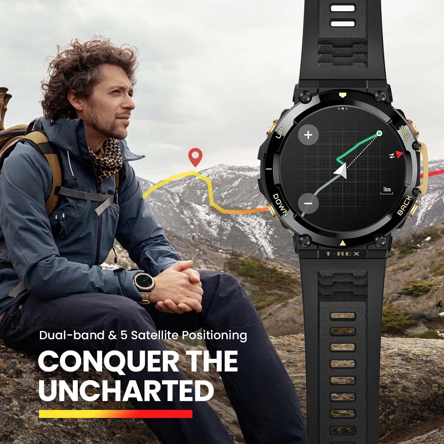 Smartwatch T-Rex Sports Modes Smart Watch