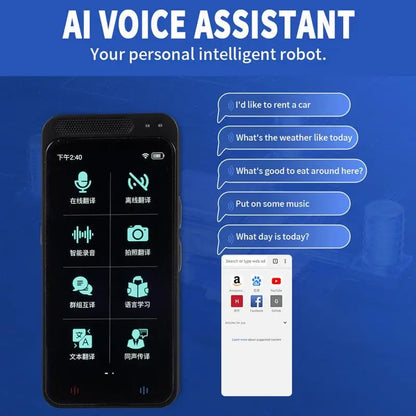 Voice Translator Device Electronic Equipment Intelligent Translator