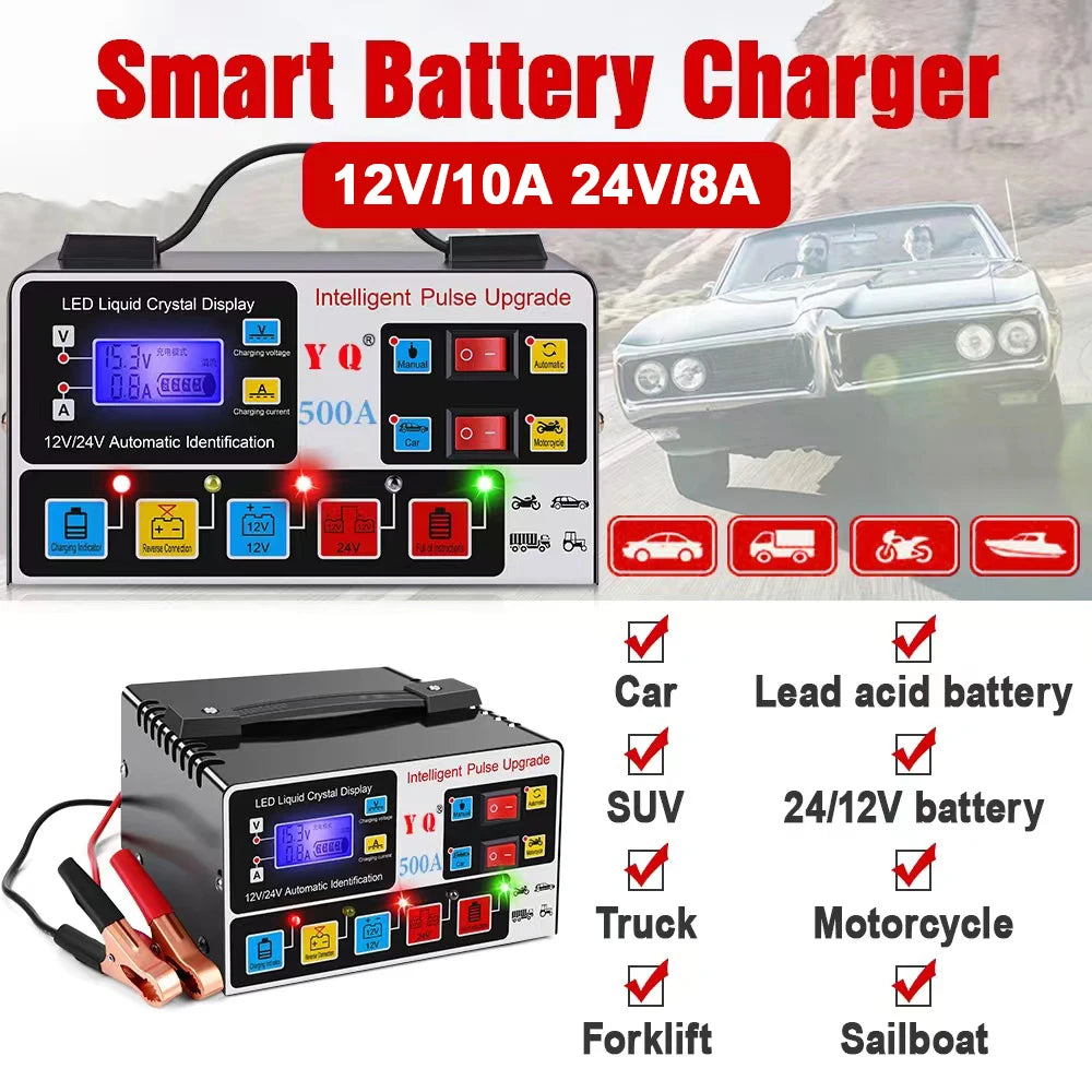 High Power Fully Automatic Car Battery Charger