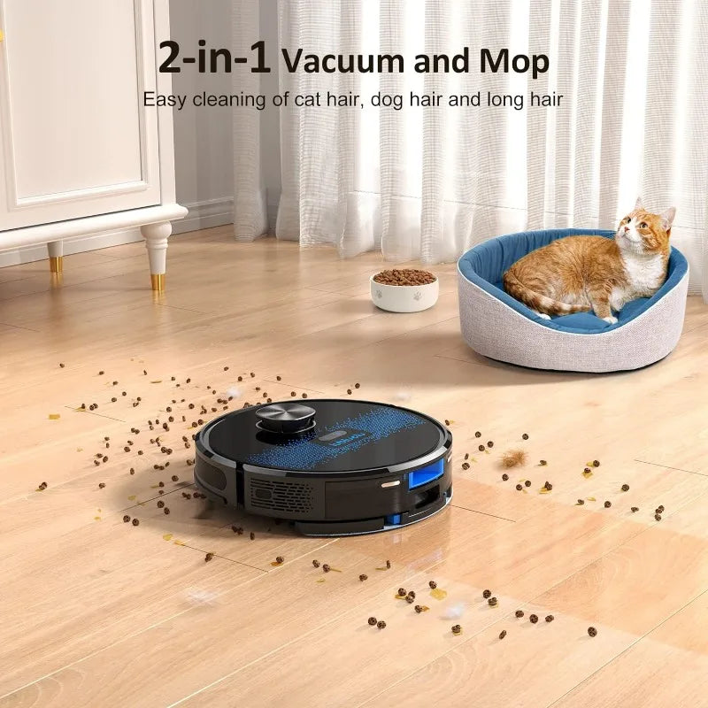 Robot Vacuum and Mop Combo LiDAR Navigation