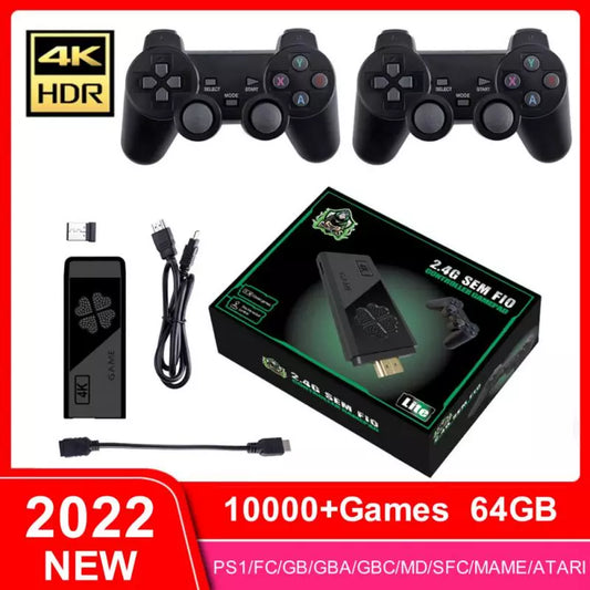 4K HD Video Game Console Console 10000 Games Stick