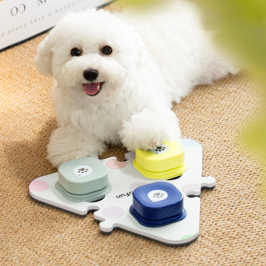 Pet Communication Button With Stickers Dog Cat Recording Device