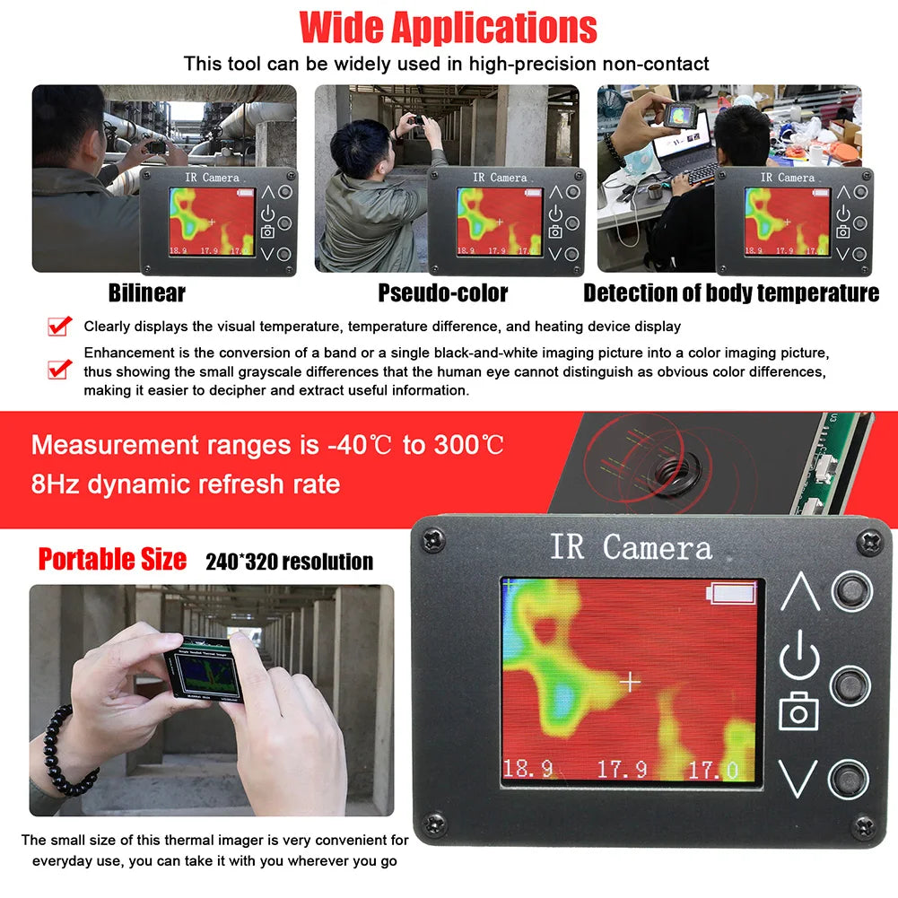 Infrared Temperature Sensor Digital Thermal Imaging Camera