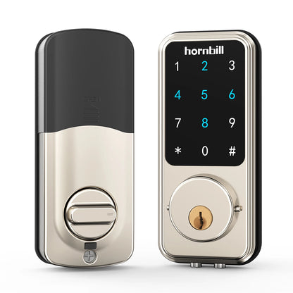 Smart Front Door Lock Deadbolt Keyless Entry Locks Electronic Digital Keypad