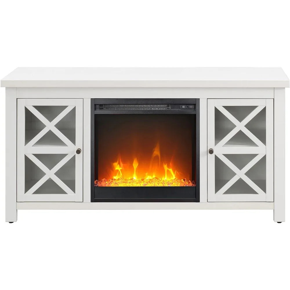 TV Stand with Crystal Fireplace for TV's up to 55"