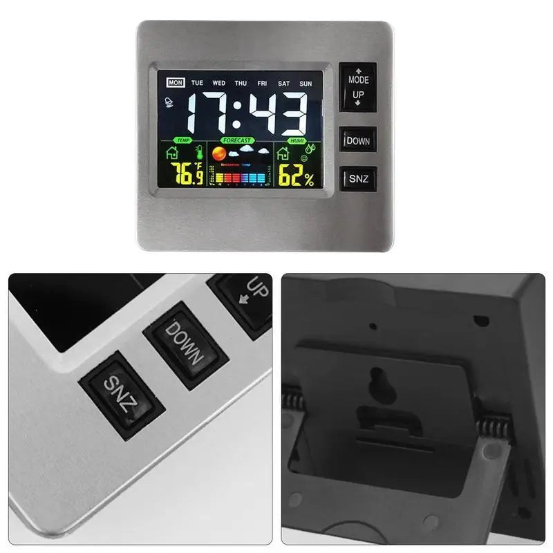 Alarm Clock Digital Snooze Clock Support Voice/Touching Wake-up