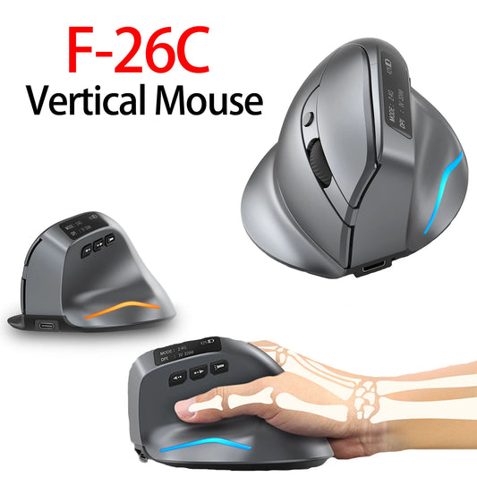 Ergonomic Vertical Mouse 2.4G Wireless Gaming Mice