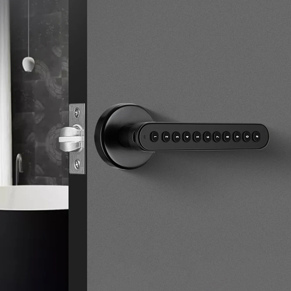 Smart Door Lock Handle with TUYA BT App Control/Keys