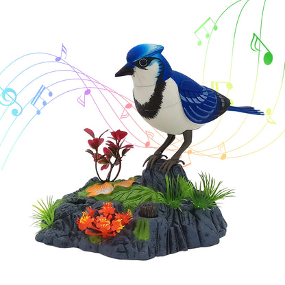 Electric Simulation Voice Control Parrot Toy Musical Magpie