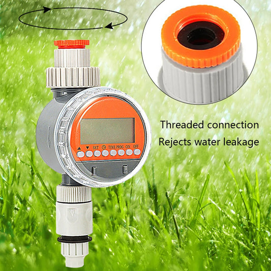 Irrigation Ball Valve Timer Automatic LCD Watering Electronic Controller Irrigator Home Garden Potted Flower Greenhouse Tools