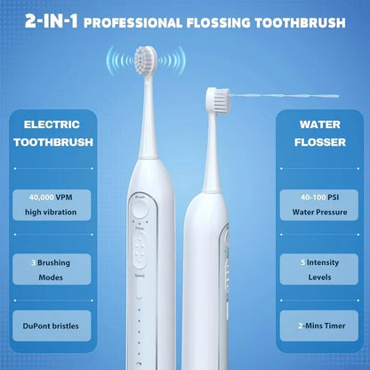 Electric Toothbrush and Flossing Toothbrush