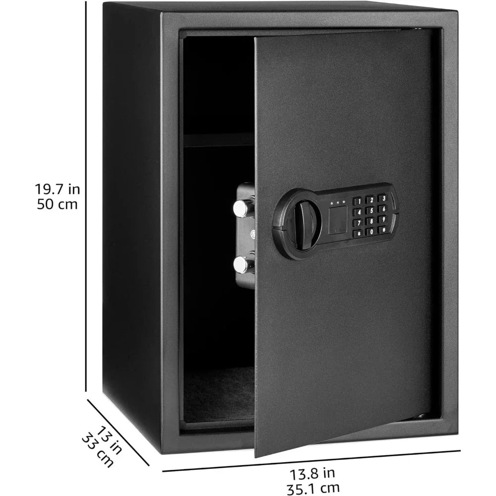 Home safety electronic filing cabinet with programmable, secure files,