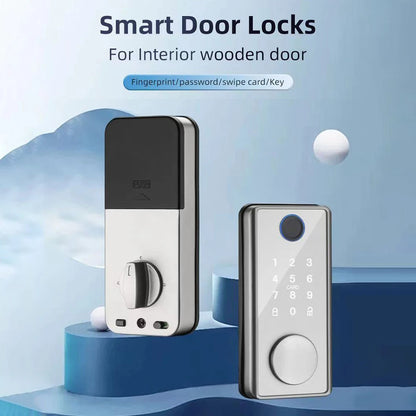 Smart Home Security Door Lock Anti-theft Electronic Deadbolt Lock