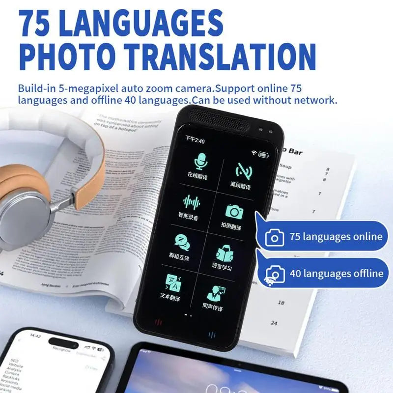 Voice Translator Device Electronic Equipment Intelligent Translator