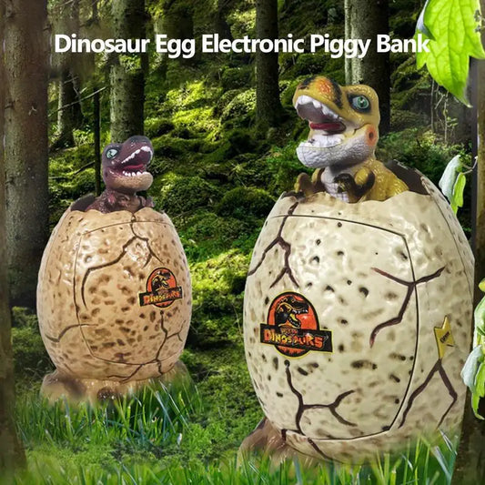 Electronic Piggy Bank Cartoon Dinosaur Money Box For Children